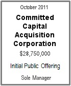 Committed Capital Acquisition Corp IPO