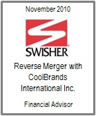 Swisher reverse merger